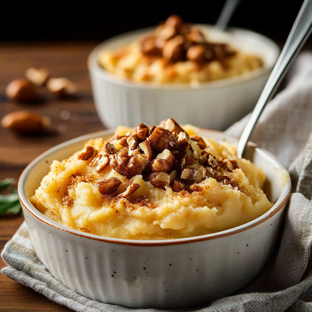 Purée de Patate Douce et Châtaignes Crémeuse