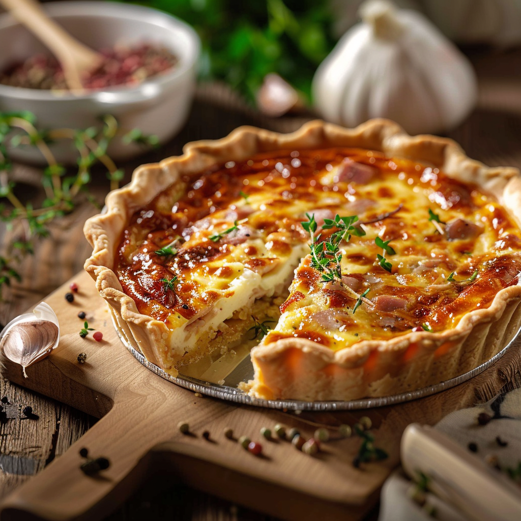 Quiche Viande Hachée et Gruyère
