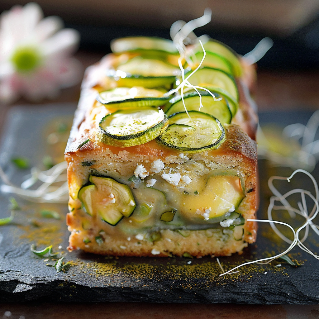 Recette de Cake Courgettes Chèvre Frais