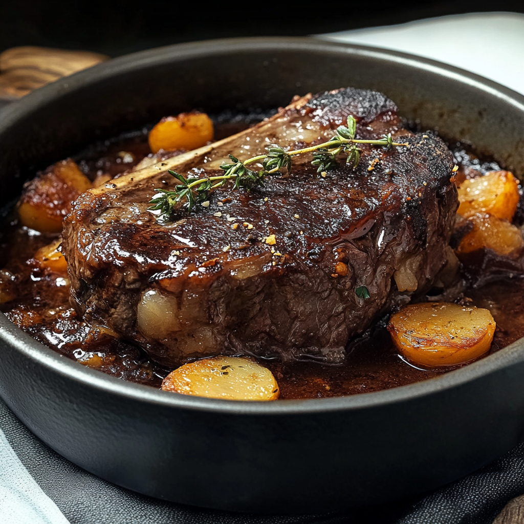 Rôti de Paleron de Bœuf mijoté ultra tendre