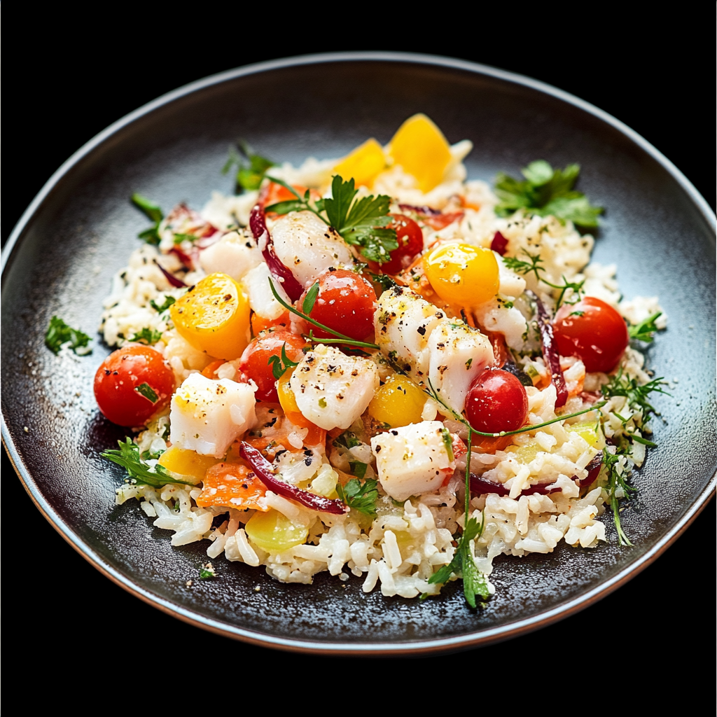 Salade Surimi et Riz Fraîche