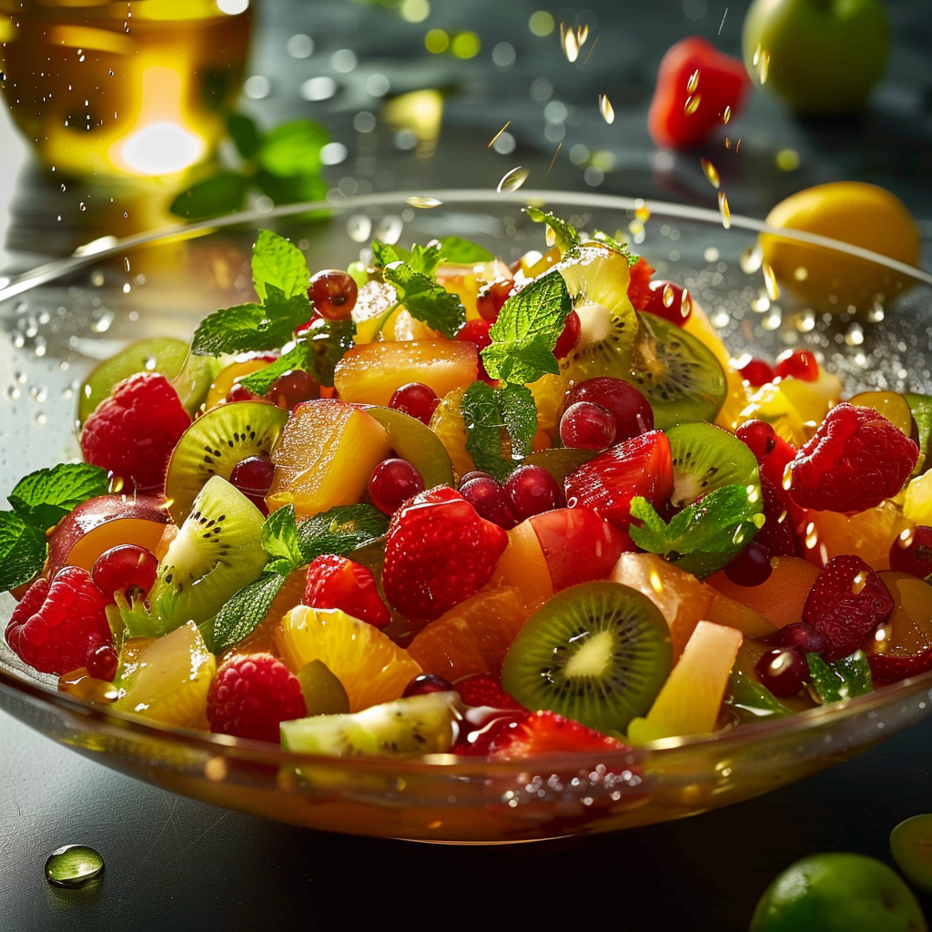 Salade de Fruits d’Été au Miel et Citron