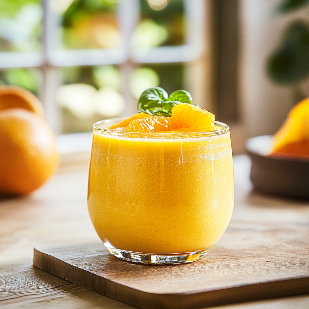 Smoothie Pêche-Orange Délicieux et Revitalisant