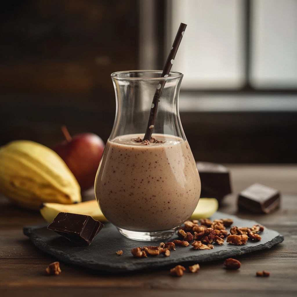 Smoothie Poire et Chocolat : Gourmand et Crémeux
