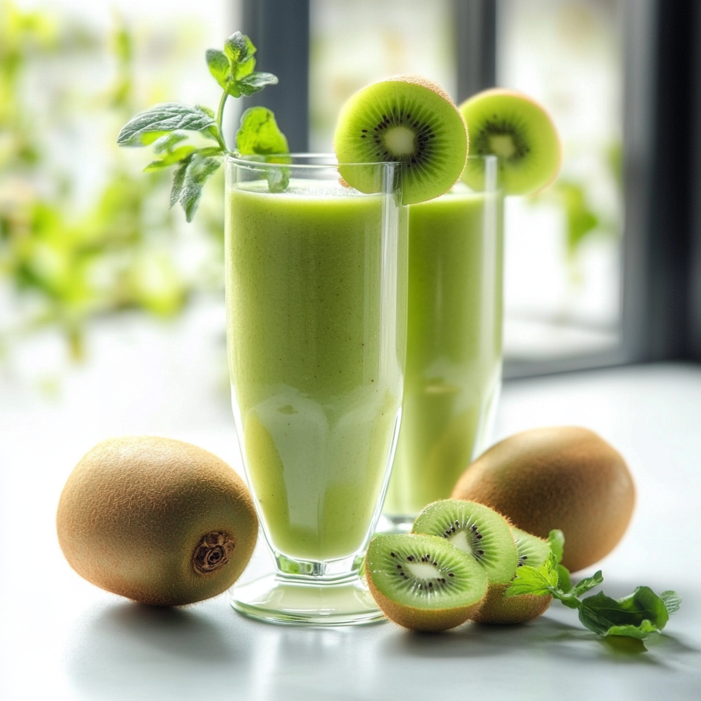 Smoothie Pomme Kiwi : Frais et Revitalisant