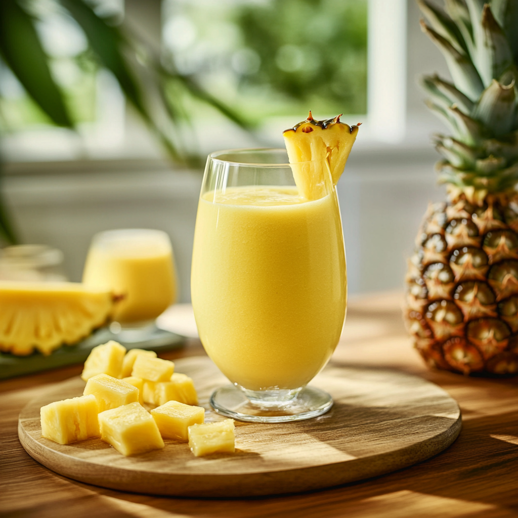 Smoothie Tropical Mangue-Ananas