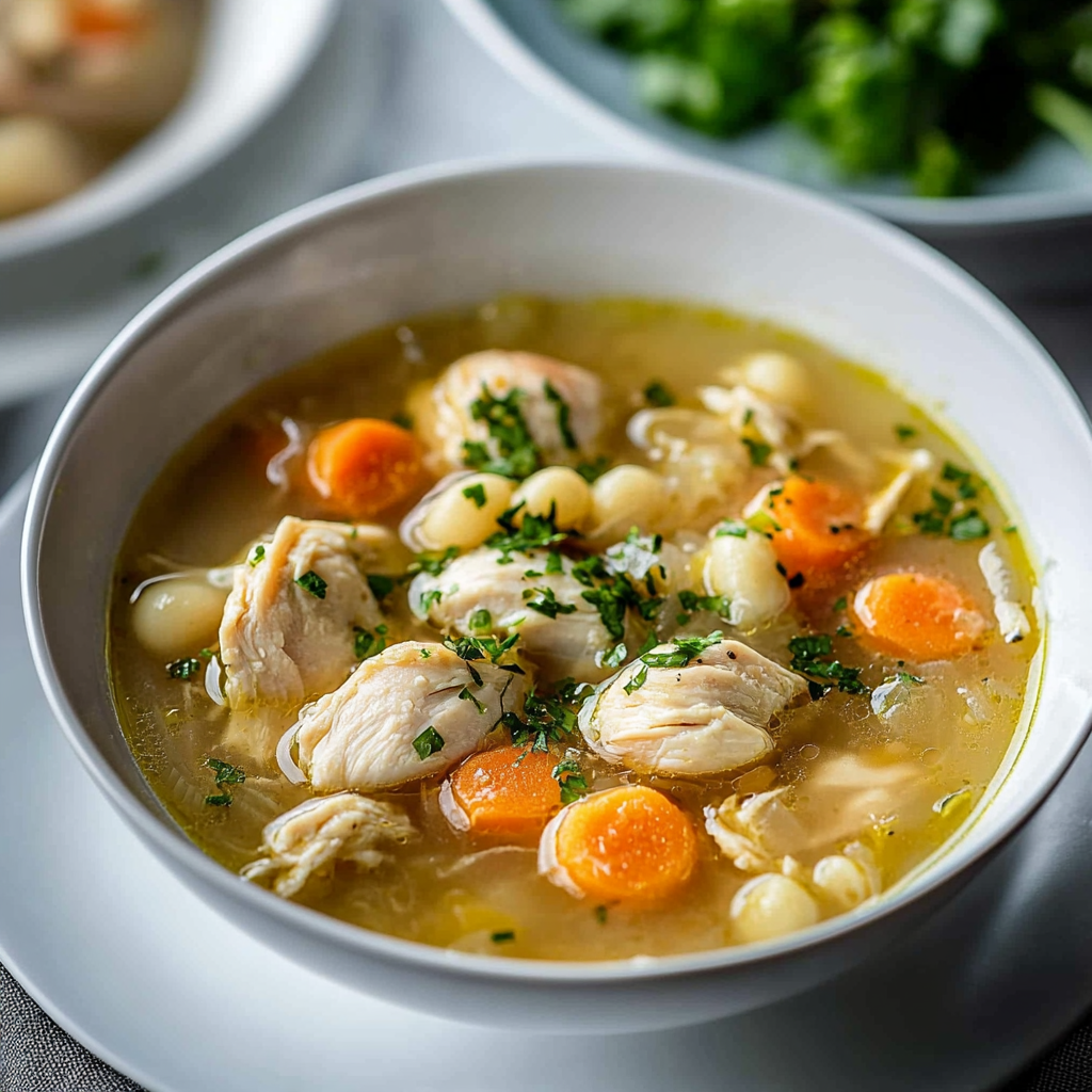 Soupe au Poulet et Nouilles Maison