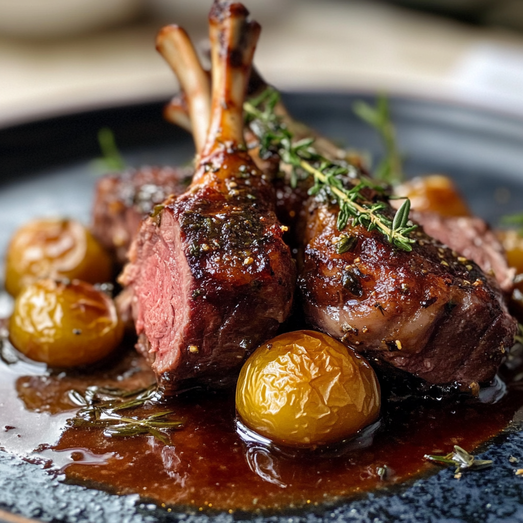 Souris d’Agneau Confite : Recette au Romarin et Miel
