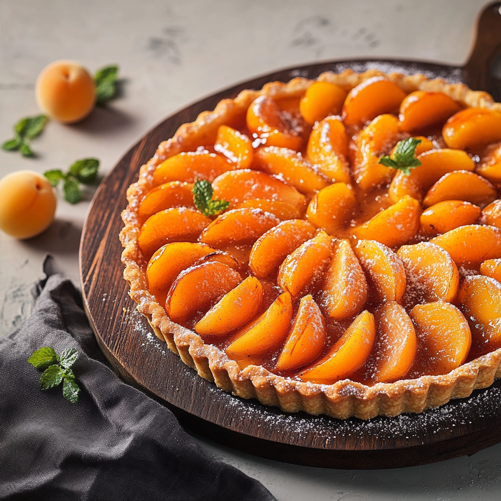 Tarte Abricots Amandes