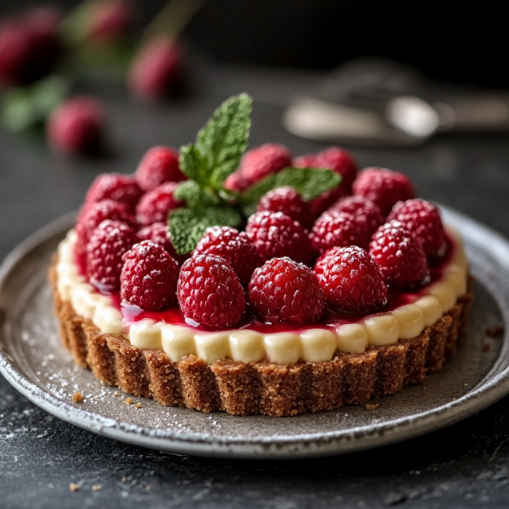 Tarte Chiboust aux Framboises