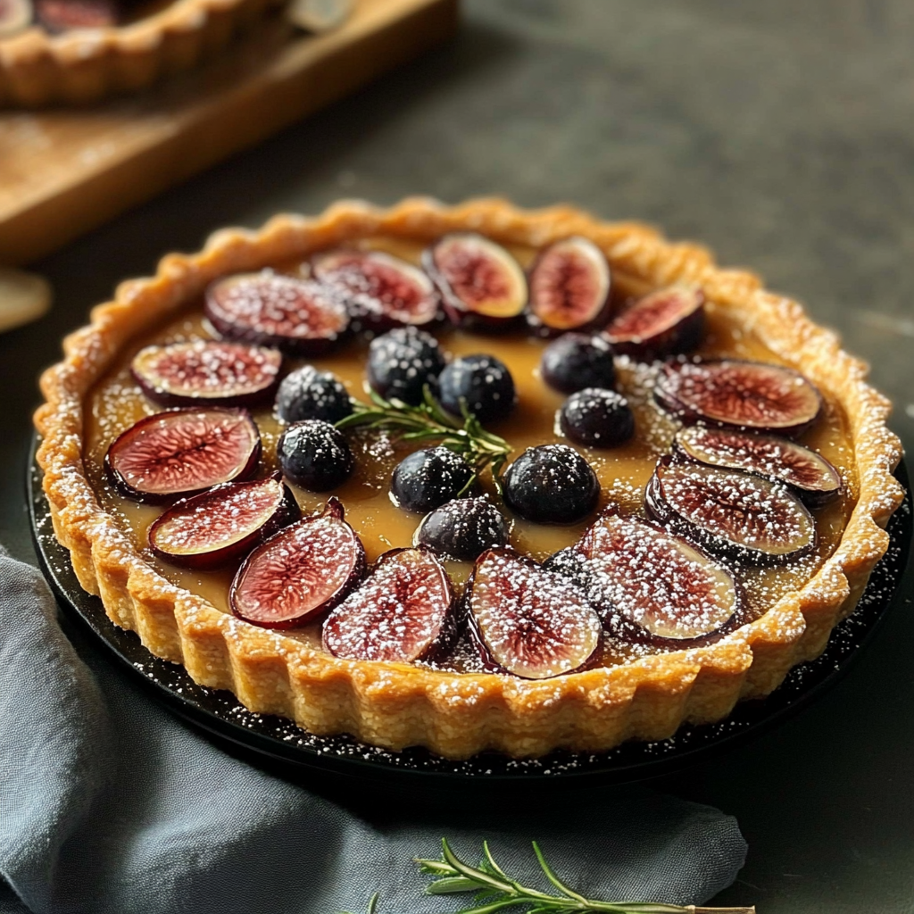 Tarte Figue Amande Délicieuse