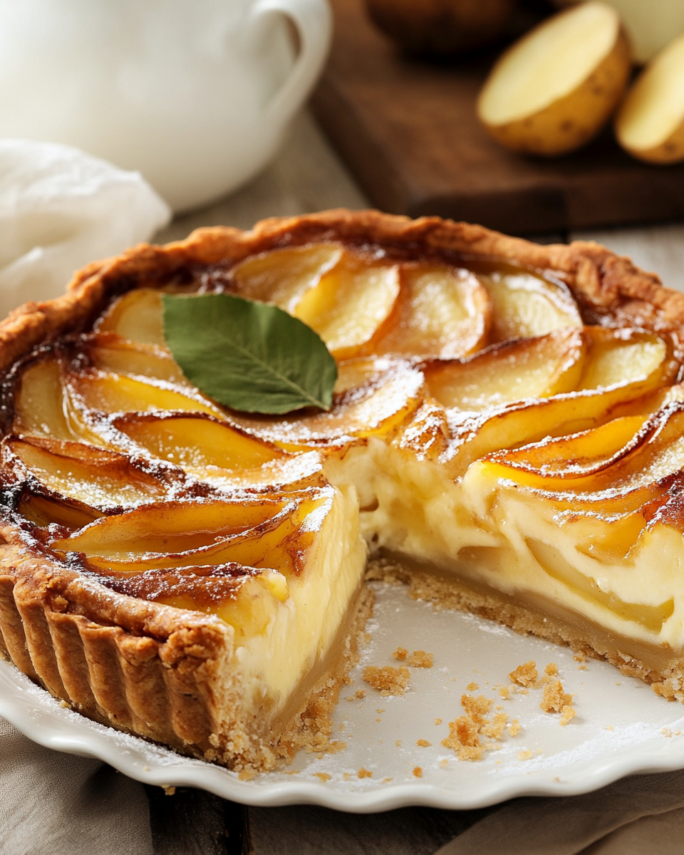 Tarte-Flan aux Pommes à l’Ancienne