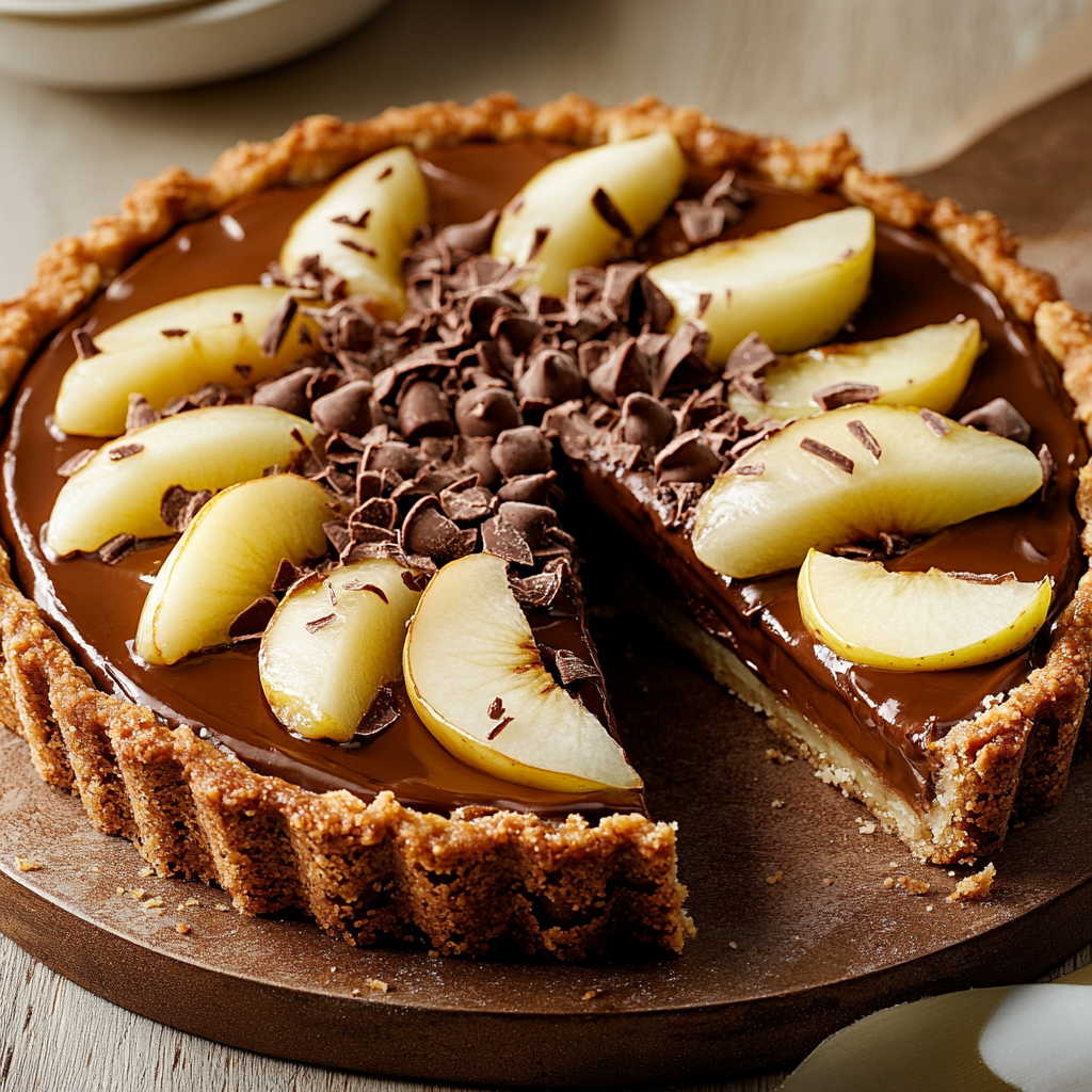 Tarte Poire Chocolat