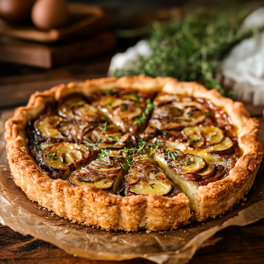 Tarte Rustique aux Poireaux