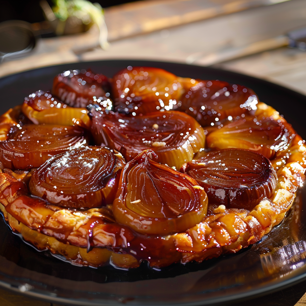 Tarte Tatin aux Oignons Doux