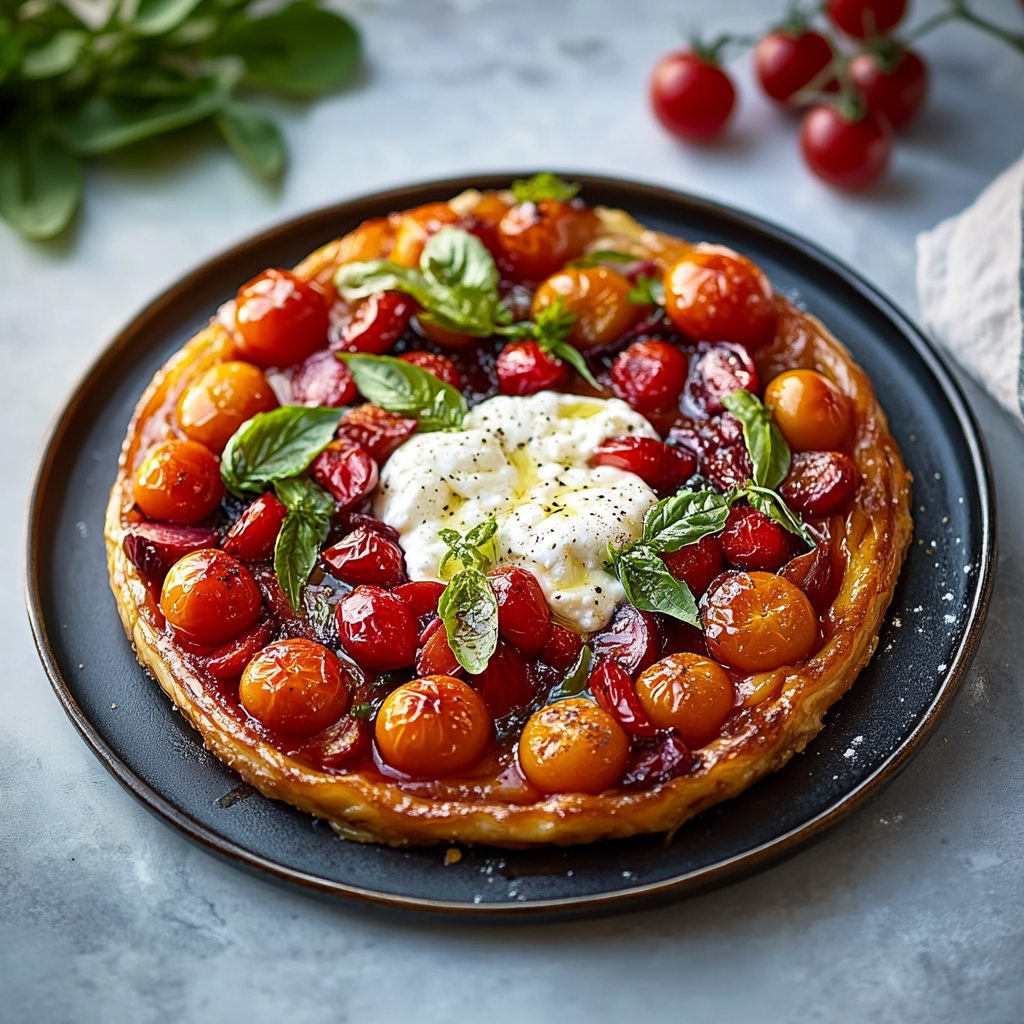 Tarte Tatin aux Tomates Cerises