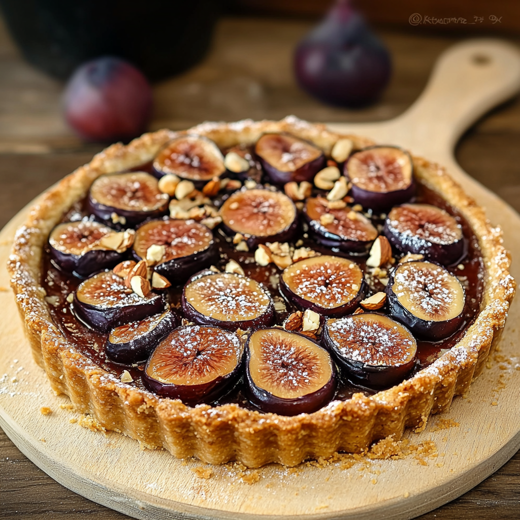 Tarte aux Figues et Crème d’Amandes