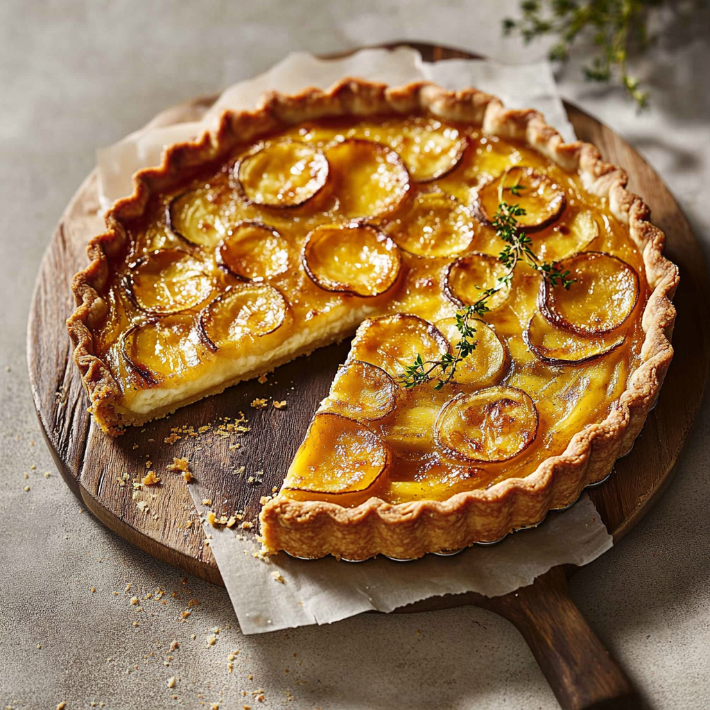 Tarte aux Oignons Légère