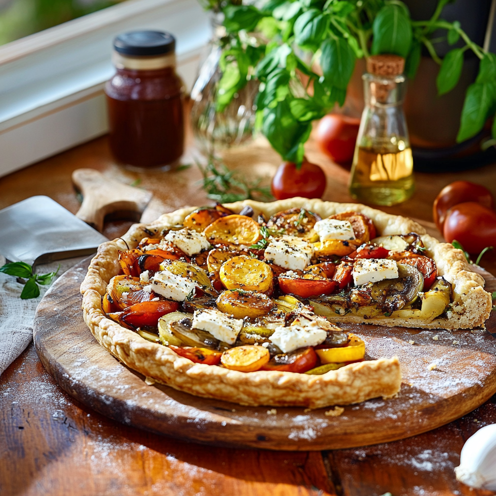 Tarte de Légumes d’Été et Feta