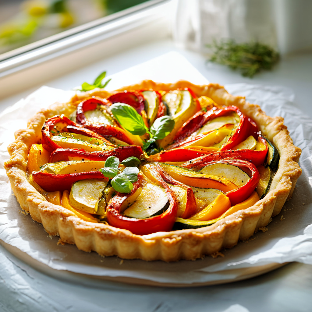 Tarte d’Été aux Légumes