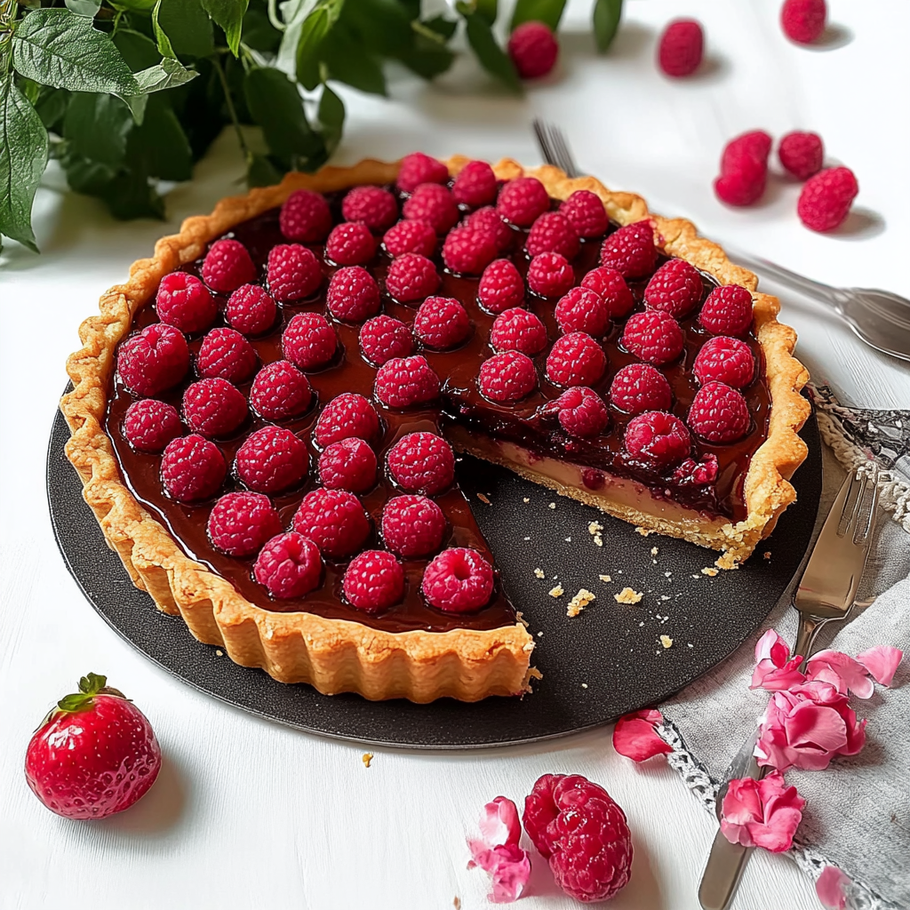 Tartelette Chocolat-Framboise