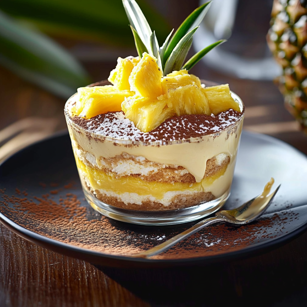 Tiramisu Ananas Coco : Un Délice Tropical