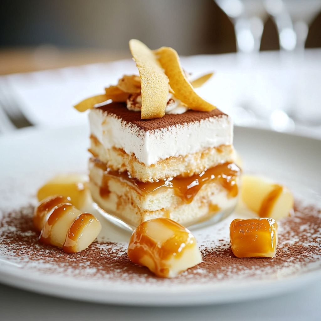 Tiramisu Pomme Caramel Salé