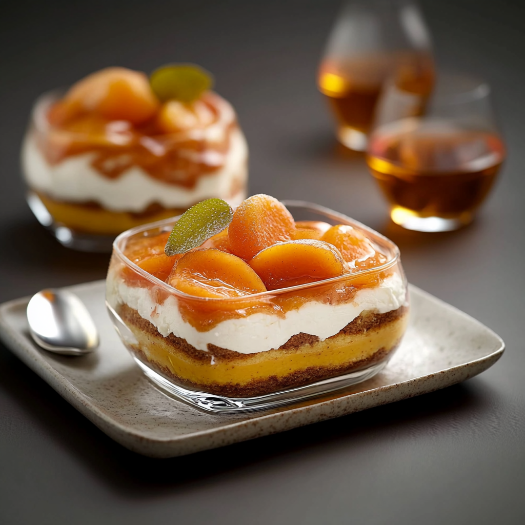 Tiramisu aux Abricots Frais