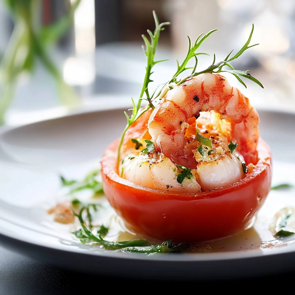 Tomates Farcies aux Fruits de Mer