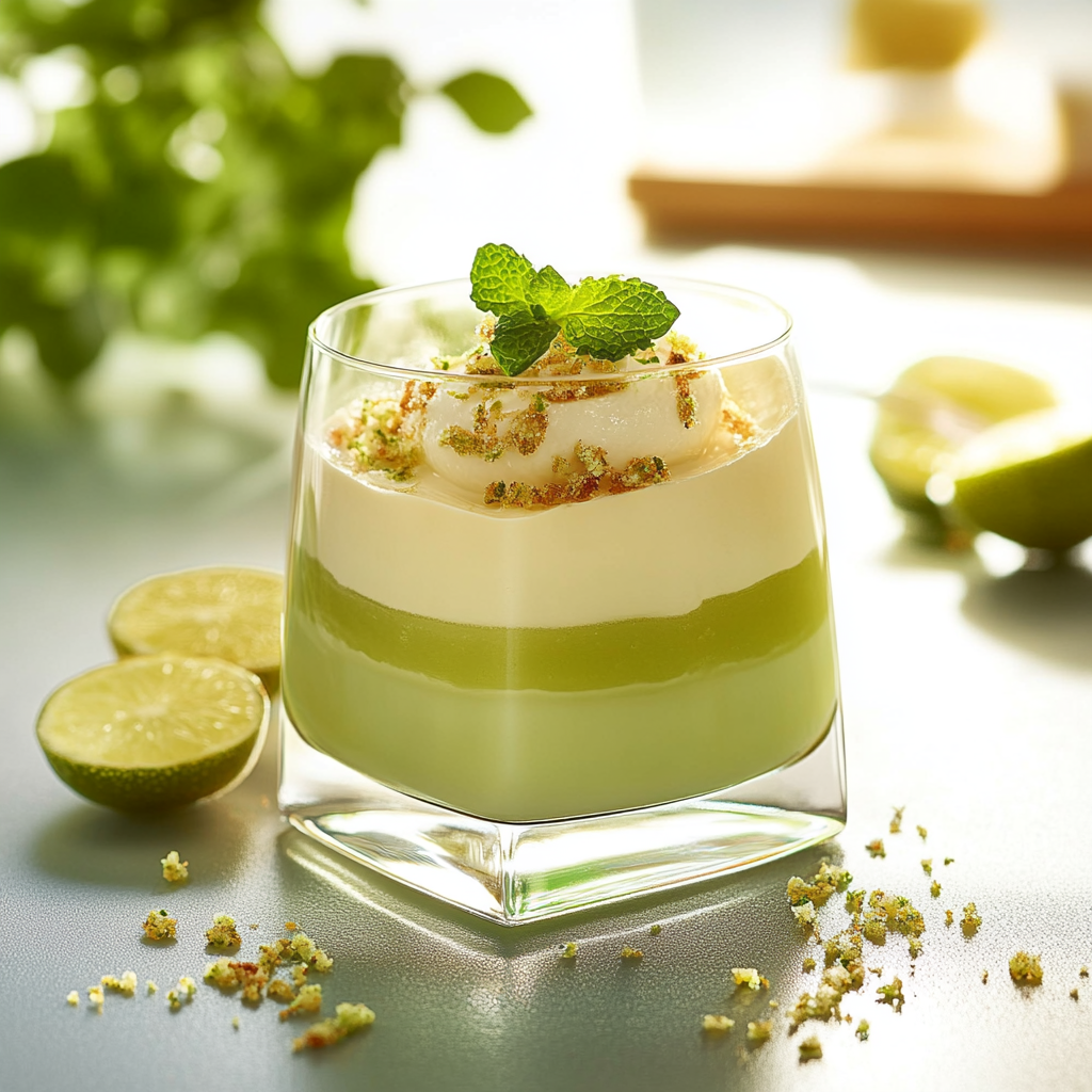 Verrines Mojito : Dessert Frais au Citron et Menthe