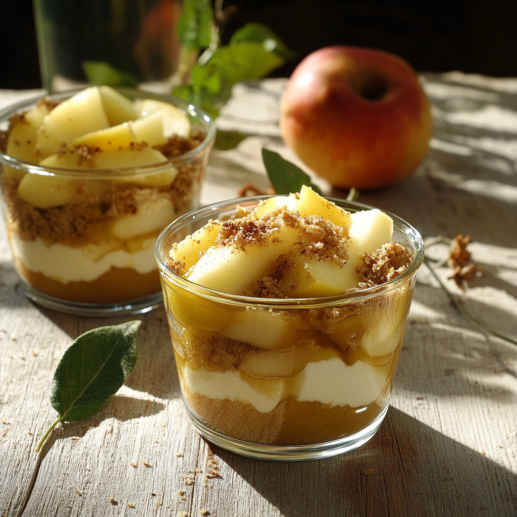 Verrines de Pain d’Épice et Pomme