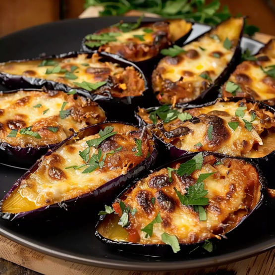 Aubergines Farcies au Four : Délice Méditerranéen