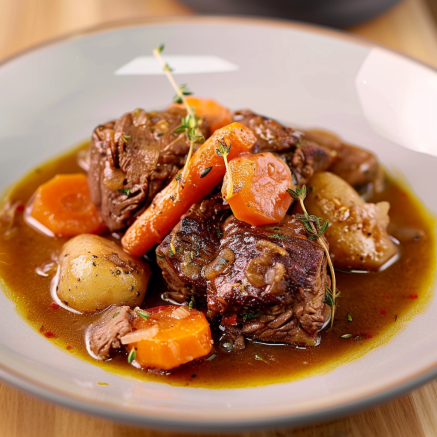 Boeuf Braisé aux Carottes Savoureux