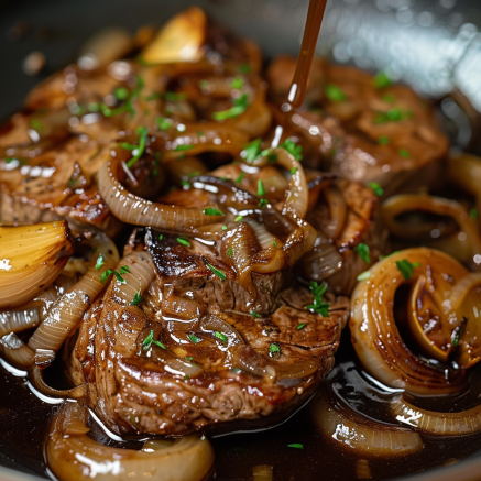 Bœuf Sauté aux Oignons et Sauce Sucrée-Salée: Recette Délicieuse et Facile