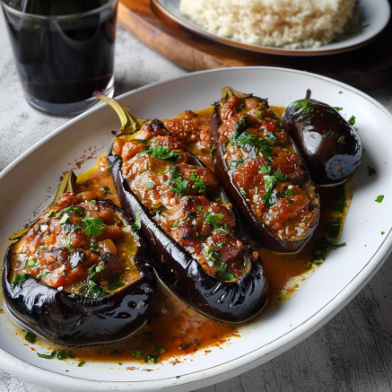 Délicieuses Aubergines Farcies à la Viande: Recette Méditerranéenne