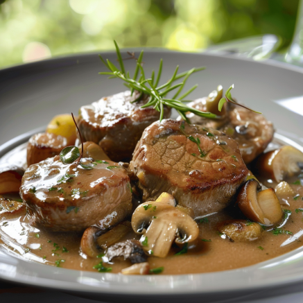 Paupiettes de Veau à la Sauce Forestière Savoureuses