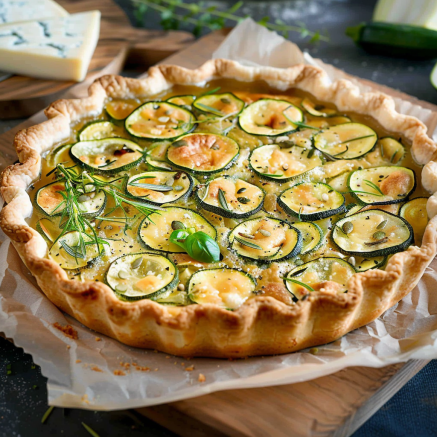 Quiche Courgettes Fromage: Recette Savoureuse