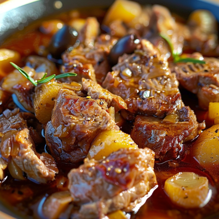 Recette Authentique de Sauté de Veau Portugais