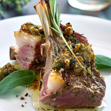 Recette Carré d’Agneau aux Herbes