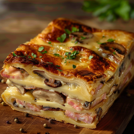 Recette Facile de Feuilleté aux Champignons