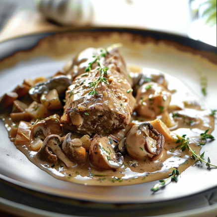 Recette Savoureuse de Veau et Champignons