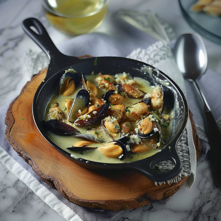 Recette Traditionnelle de Moules à la Crème