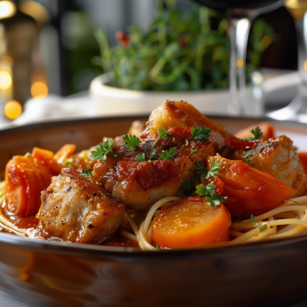 Recette Veau Marengo : Délice Français