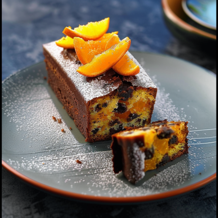 Recette de Cake à l’Orange et Chocolat Noir