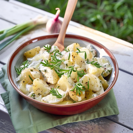 Recette de Salade Crémeuse aux Herbes et Pommes de Terre