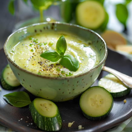 Recette de Velouté de Courgettes Crémeux