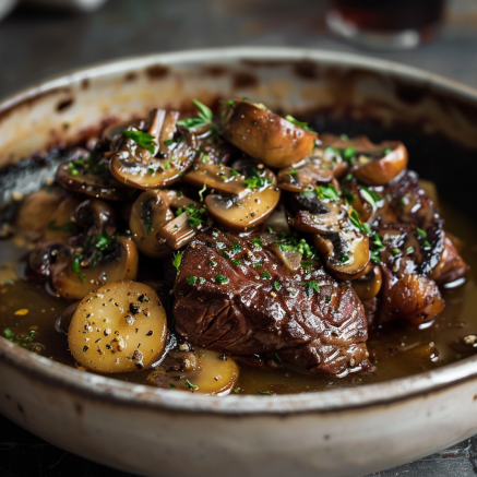 Rôti de Veau aux Champignons: Recette Savoureuse