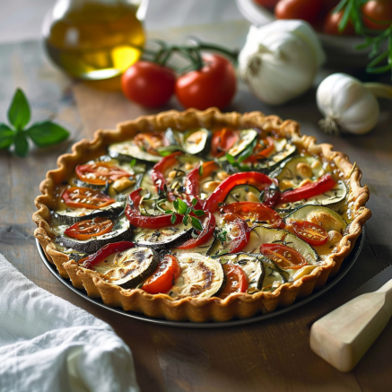 Tarte Courgettes Tomates Oignons: Recette Savoureuse