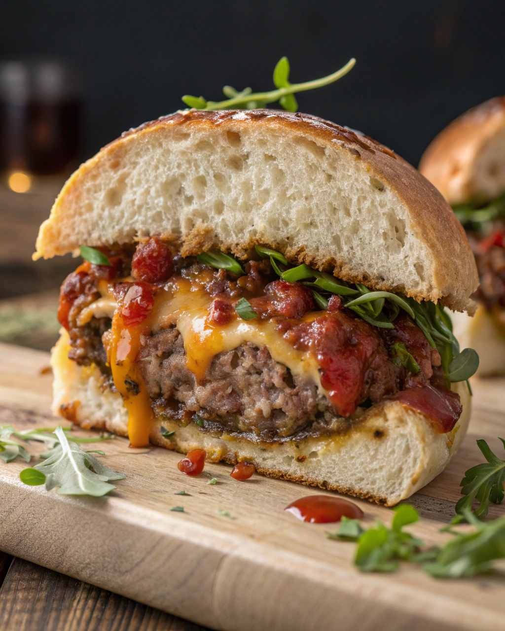 Boulettes Hamburger Pain Viande