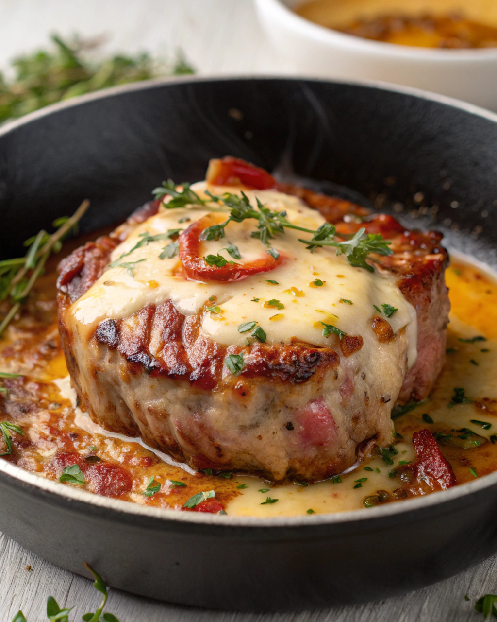 Côtelettes porc béarnaise